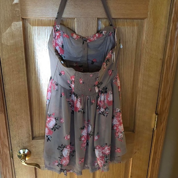brown floral dress - Picture 2 of 3